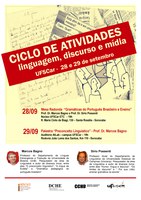 Núcleo de Estudos e Pesquisas em Tecnologia, Cultura e Sociedade (NEPeTeCS) da UFSCar promove no Campus Sorocaba o I Ciclo de Atividades em Linguagem, Discurso e Mídia. 